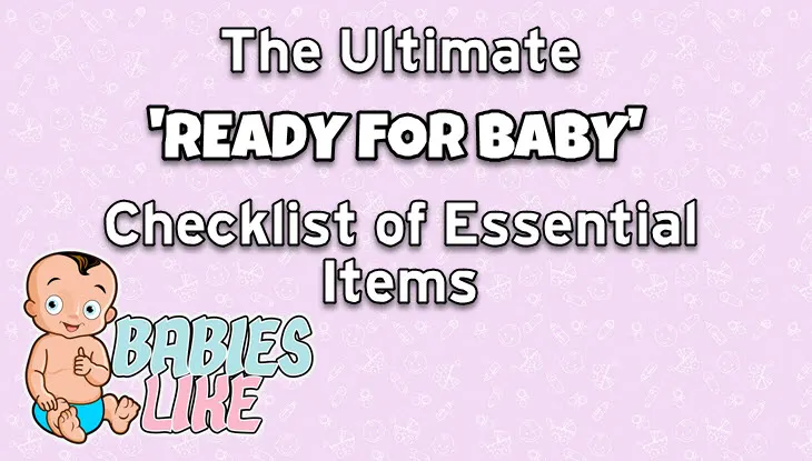 Ready for Baby Checklist